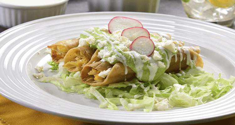 Receta de Tacos Dorados 